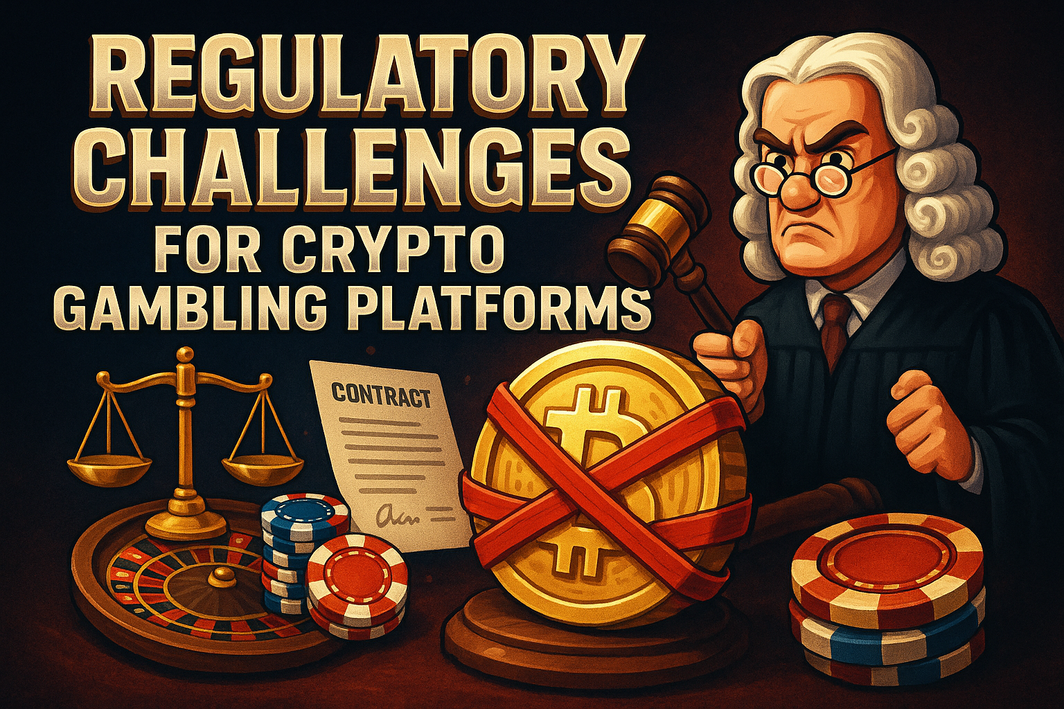 Regulatory Challenges for Crypto Gambling Platforms - featured image